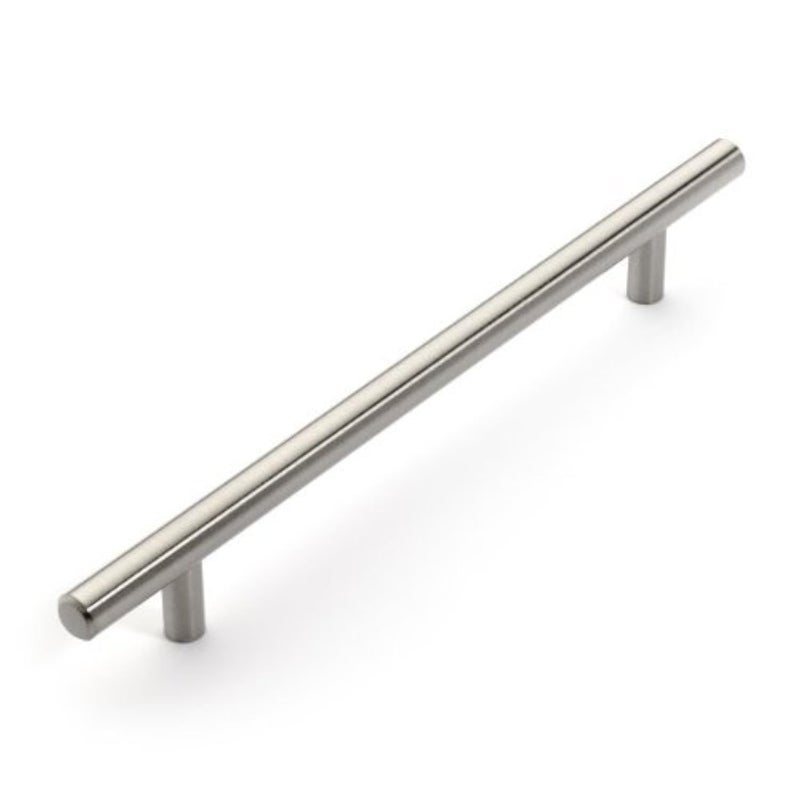 Dynasty Hardware P-1012-SN European 12" Bar Cabinet Hardware Pull Satin Nickel (10 Pack) - Image 1